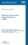 Cover-Bild zum Titel 'Droit social, droit du travail et de la sécurité sociale en RDC' von 'Loko Mantuono'