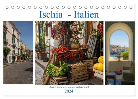 Ischia - Italien (Tischkalender 2024 DIN A5 quer), CALVENDO Monatskalender - Mario Hagen