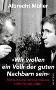 Cover-Bild zum Titel 'Wir wollen ein Volk der guten Nachbarn sein' von 'Albrecht Müller'