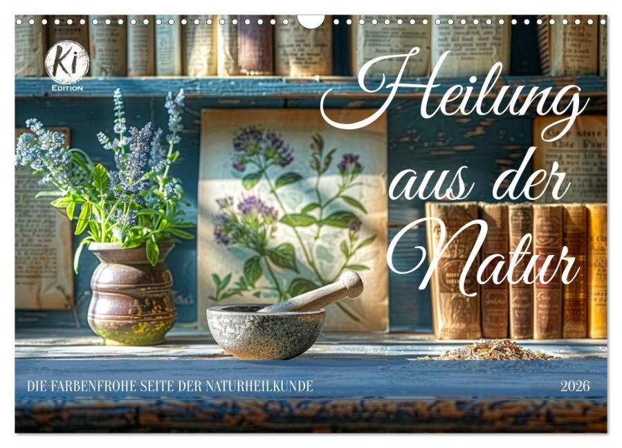 Heilung aus der Natur (Wandkalender 2026 DIN A3 quer), CALVENDO Monatskalender - Kerstin Waurick