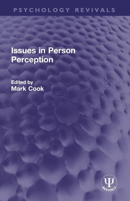 Issues in Person Perception - 