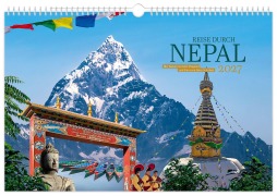 Cover-Bild zum Titel 'Kalender Reise durch Nepal 2027' von 'Peter Schubert, Wiegand Götz'