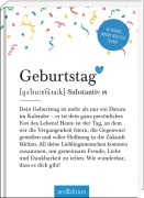 Cover-Bild zum Titel 'Geburtstag (Substantiv, m)' von ''