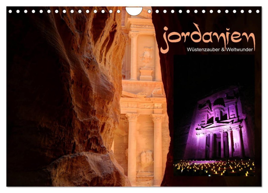 Jordanien - Wüstenzauber & Weltwunder (Wandkalender 2025 DIN A4 quer), CALVENDO Monatskalender - Dirk Stamm