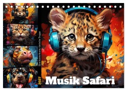 Cover-Bild zum Titel 'Musik Safari (Tischkalender 2027 DIN A5 quer), CALVENDO Monatskalender' von 'Steffen Gierok-Latniak'