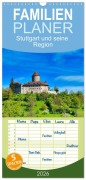 Cover-Bild zum Titel 'Familienplaner 2026 - Stuttgart und seine Region mit 5 Spalten (Wandkalender, 21 x 45 cm) CALVENDO' von 'Klaus-Peter Huschka'