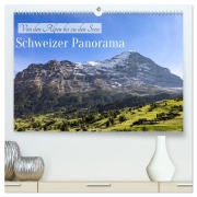 Cover-Bild zum Titel 'Schweizer Panorama - Von den Alpen bis zu den Seen (hochwertiger Premium Wandkalender 2026 DIN A2 quer), Kunstdruck in Hochglanz' von 'AkremaFotoArt AkremaFotoArt'