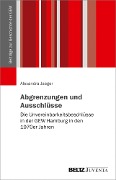 Cover-Bild zum Titel 'Abgrenzungen und Ausschlüsse' von 'Alexandra Jaeger'