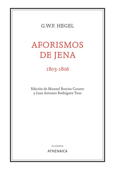 Aforismos de Jena (1803-1806) - 