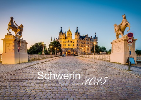 Wandkalender Schwerin 2025 - 