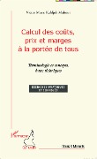 Cover-Bild zum Titel 'Calcul des coûts, prix et marges à la portée de tous' von 'Kaldjob Mabout'