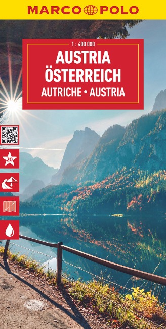 MARCO POLO Reisekarte Österreich 1:400.000 - 