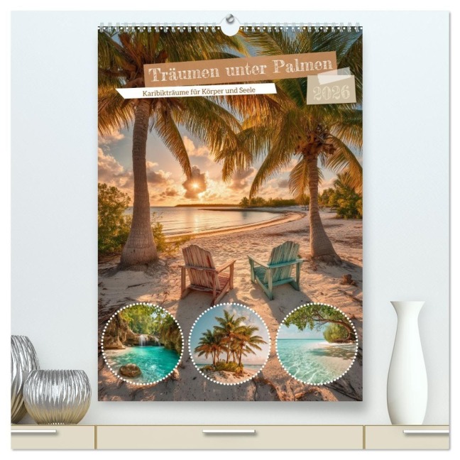 Träumen unter Palmen (hochwertiger Premium Wandkalender 2026 DIN A2 hoch), Kunstdruck in Hochglanz - Steffen Gierok-Latniak