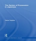 Cover-Bild zum Titel 'The Syntax of Possession in Japanese' von 'Takae Tsujioka'