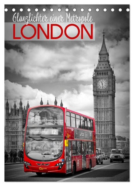 Glanzlichter einer Metropole LONDON (Tischkalender 2026 DIN A5 hoch), CALVENDO Monatskalender - Melanie Viola