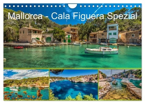 Mallorca - Cala Figuera Spezial (Wandkalender 2024 DIN A4 quer), CALVENDO Monatskalender - Jürgen Seibertz