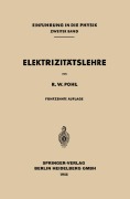 Cover-Bild zum Titel 'Elektrizitätslehre' von 'Robert Wichard Pohl'
