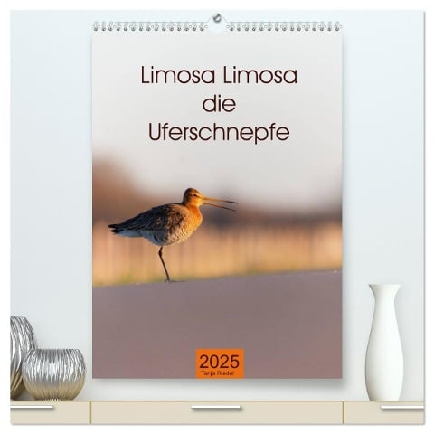 Limosa Limosa die Uferschnepfe (hochwertiger Premium Wandkalender 2025 DIN A2 hoch), Kunstdruck in Hochglanz - Tanja Riedel