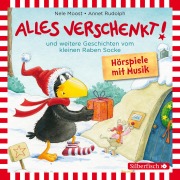 Cover-Bild zum Titel 'Alles verschenkt!, Alles Winter!, Alles gebacken!, Alles taut! (Der kleine Rabe Socke)' von 'Nele Moost, Annet Rudolph'