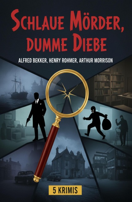 Schlaue Mörder, dumme Diebe: 5 Krimis - Alfred Bekker, Henry Rohmer, Arthur Morrison