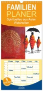 Cover-Bild zum Titel 'Familienplaner 2026 - Spirituelles aus Asien - Weisheiten 2026 mit 5 Spalten (Wandkalender, 21 x 45 cm) CALVENDO' von 'Gabriele Gerner-Haudum'