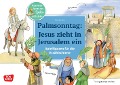 Cover-Bild zum Titel 'Palmsonntag: Jesus zieht in Jerusalem ein. Erzählschienen-Figurenset' von ''