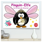 Cover-Bild zum Titel 'Pinguin-Elfe (hochwertiger Premium Wandkalender 2026 DIN A2 quer), Kunstdruck in Hochglanz' von 'Elisabeth Stanzer'