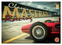 Cover-Bild zum Titel 'Classic Maserati Racing (Wandkalender 2026 DIN A2 quer), CALVENDO Monatskalender' von 'Johann Hinrichs'