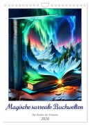 Cover-Bild zum Titel 'Magische surreale Buchwelten (Wandkalender 2026 DIN A4 hoch), CALVENDO Monatskalender' von 'Katharina Stachanczyk'