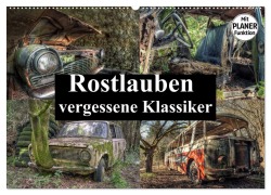 Cover-Bild zum Titel 'Rostlauben - vergessene Klassiker (Wandkalender 2026 DIN A2 quer), CALVENDO Monatskalender' von 'Carina Buchspies'
