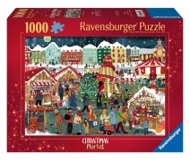 Cover-Bild zum Titel 'Erwachsenenpuzzle 1000 Teile - Christmas Market' von ''