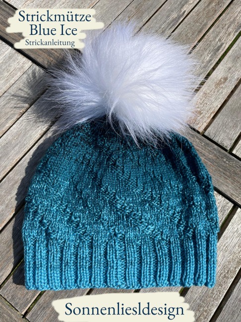 Strickmütze "Blue Ice" - Liesl Sonnenliesldesign