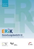 Cover-Bild zum Titel 'ERiK-Forschungsbericht III' von ''