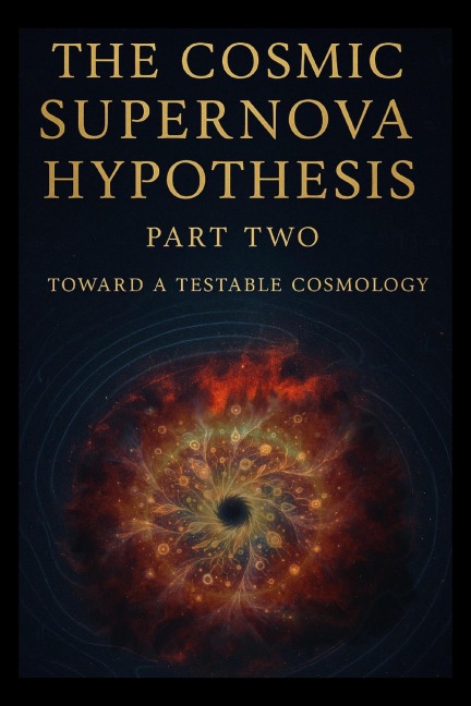 The Cosmic Supernova Hypothesis Part Two Toward a Testable Cosmology - Ylia Callan