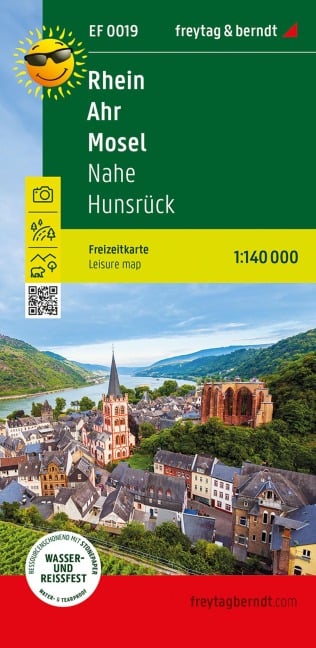 Rhein - Ahr - Mosel, Freizeitkarte 1:140.000, freytag & berndt - 