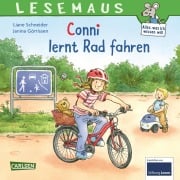 Cover-Bild zum Titel 'Conni lernt Rad fahren' von 'Liane Schneider'