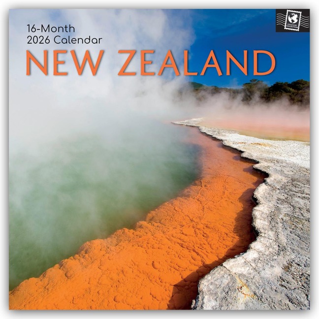 New Zealand - Neuseeland 2026 - 16-Monatskalender - The Gifted