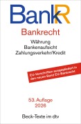 Cover-Bild zum Titel 'Bankrecht. BankR' von ''