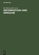 Cover-Bild zum Titel 'Information und Sprache' von ''