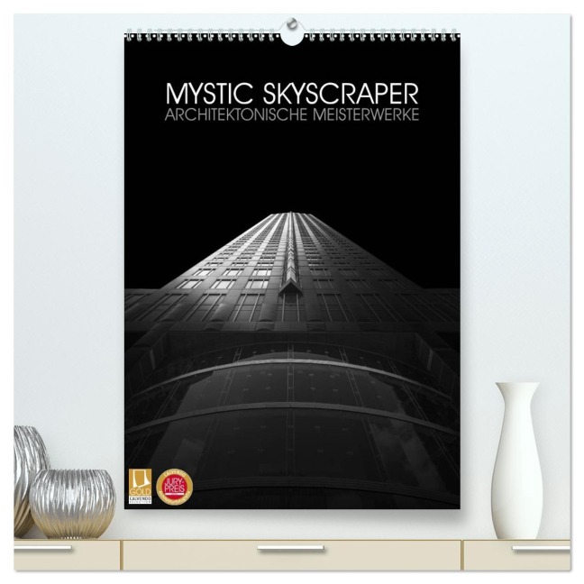 Mystic Skyscraper - Architektonische Meisterwerke (hochwertiger Premium Wandkalender 2026 DIN A2 hoch), Kunstdruck in Hochglanz - Hiacynta Jelen