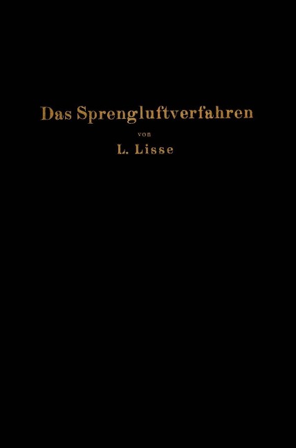 Das Sprengluftverfahren - Leopold Lisse