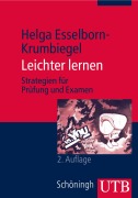 Cover-Bild zum Titel 'Leichter lernen' von 'Helga Esselborn-Krumbiegel'