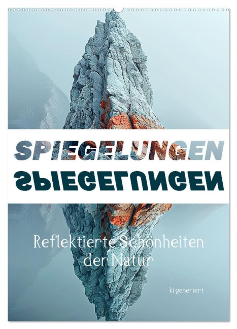 Spiegelungen - Reflektierte Schönheiten der Natur (Wandkalender 2026 DIN A2 hoch), CALVENDO Monatskalender - Cathrin Illgen