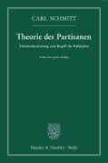 Cover-Bild zum Titel 'Theorie des Partisanen.' von 'Carl Schmitt'