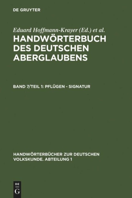 Pflügen - Signatur - 