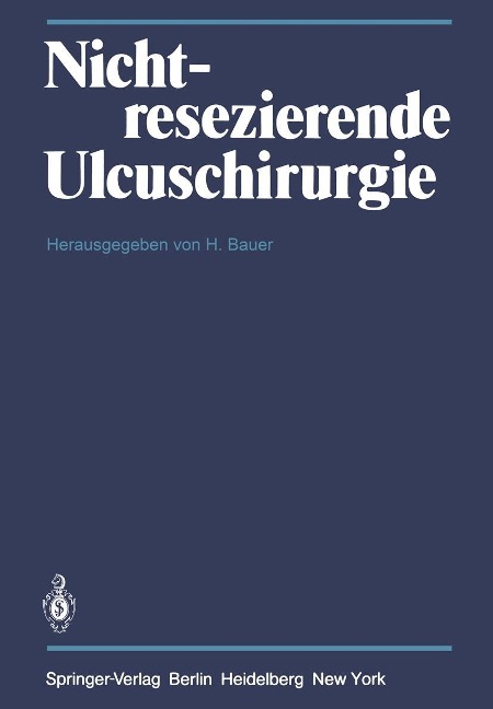Nichtresezierende Ulcuschirurgie - 