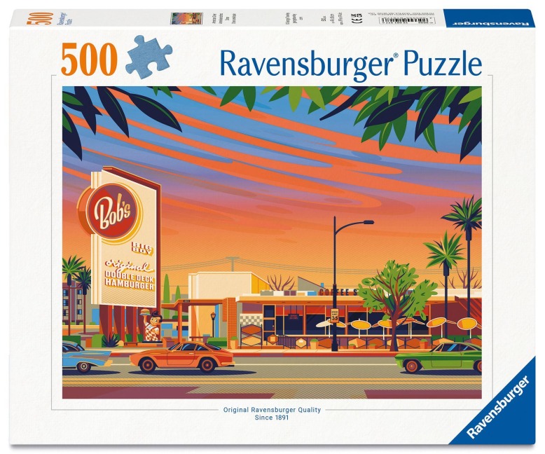 Erwachsenenpuzzle 500 Teile - Amerikanisches Diner - 