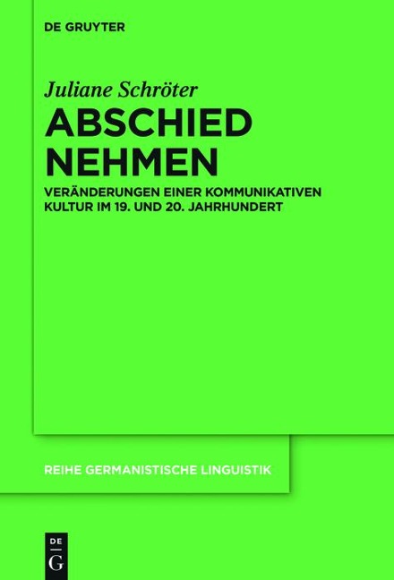 Abschied nehmen - Juliane Schröter