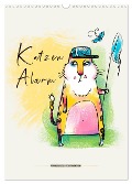 Katzen Alarm (Wandkalender 2024 DIN A3 hoch), CALVENDO Monatskalender - Peter Roder