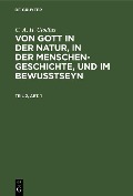 Cover-Bild zum Titel 'C. A. H. Clodius: Von Gott in der Natur, in der Menschengeschichte, und im Bewußtseyn. Teil 2, Abt. 1' von 'C. A. H. Clodius'